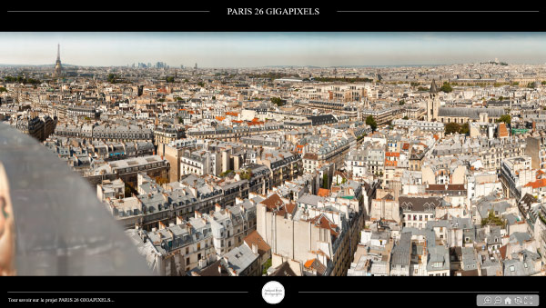 Projet Paris 26 gigapixels par Arnaud Frich